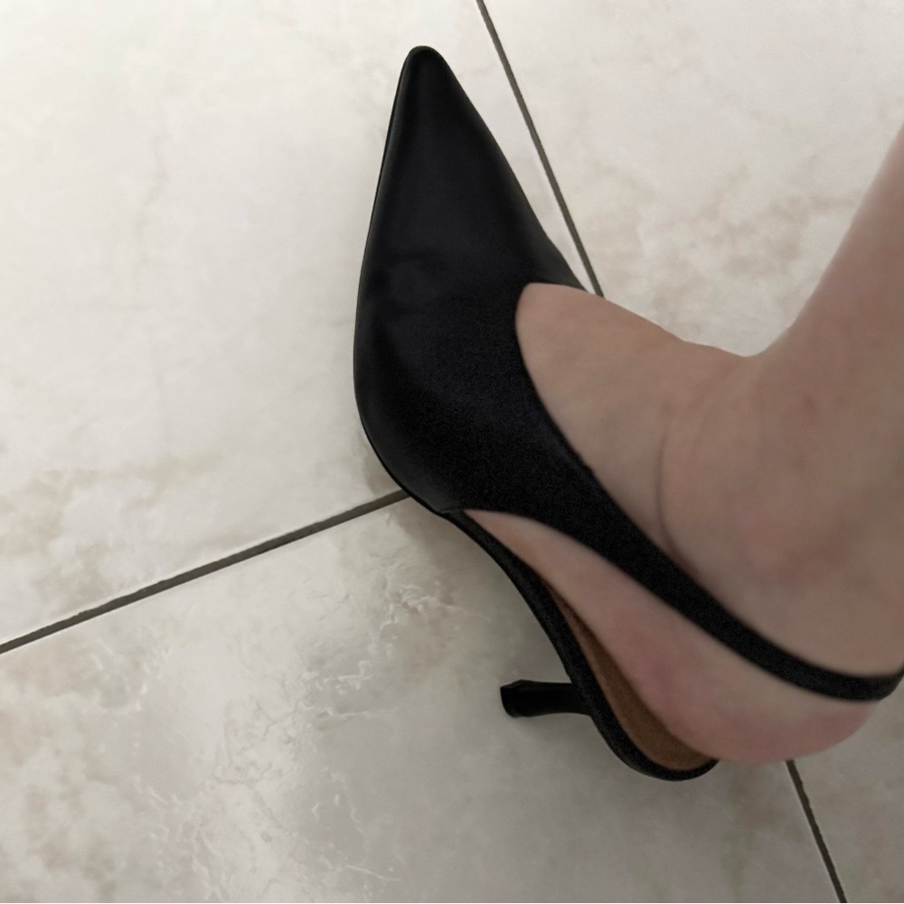 New Leather Top Shop Heels size 7